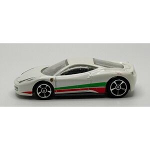 Hot Wheels FERRARI 458 ITALIA White 130/247 All Stars Die-Cast 1:64 Malaysia